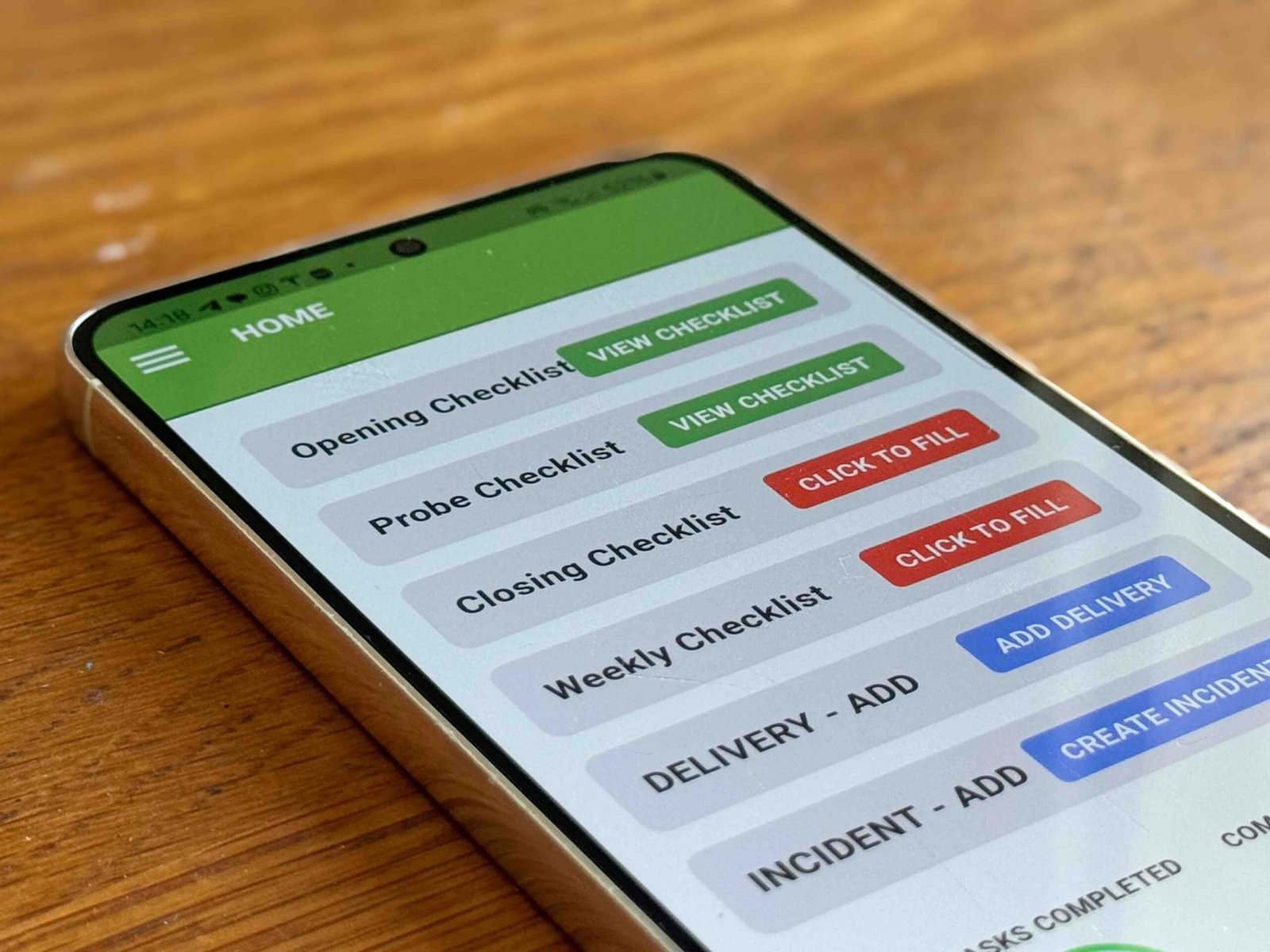 Digital Kitchen Checklists