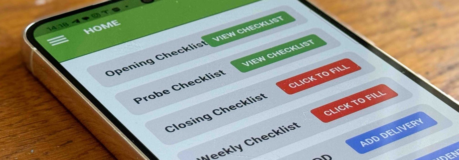 App Checklists